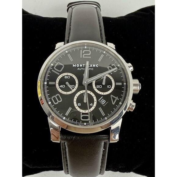 Montblanc Timewalker Stainless Steel Mens Watch 43mm - Picture 1 of 9